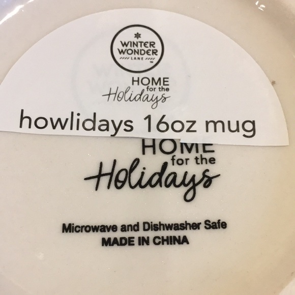 Happy Howlidays Ceramic Christmas Dog Holiday Coffee Tea Mug NWT 16 oz 4.25x3.5” - Picture 8 of 12